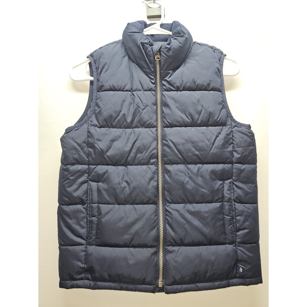 Gap Kids Puffer Vest‎ Size Medium Navy Fall Basics Gorpcore